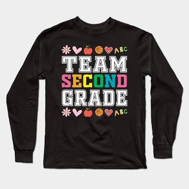 Team 2nd Second Grade - 1st Day of School Long Sleeve T-Shirt by Mr.Speak